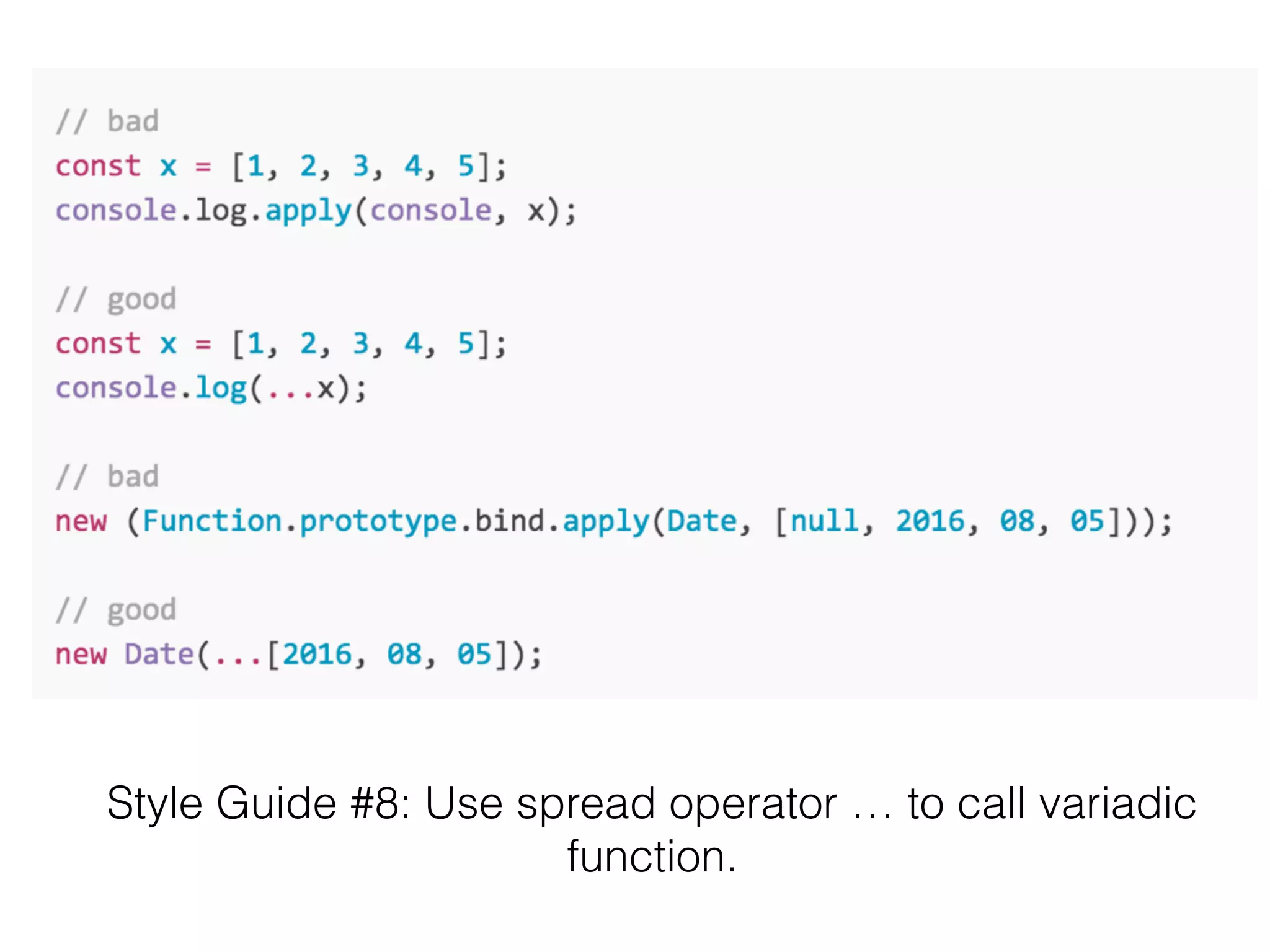 Function #8: ES6 Feature - Named Parameters
 