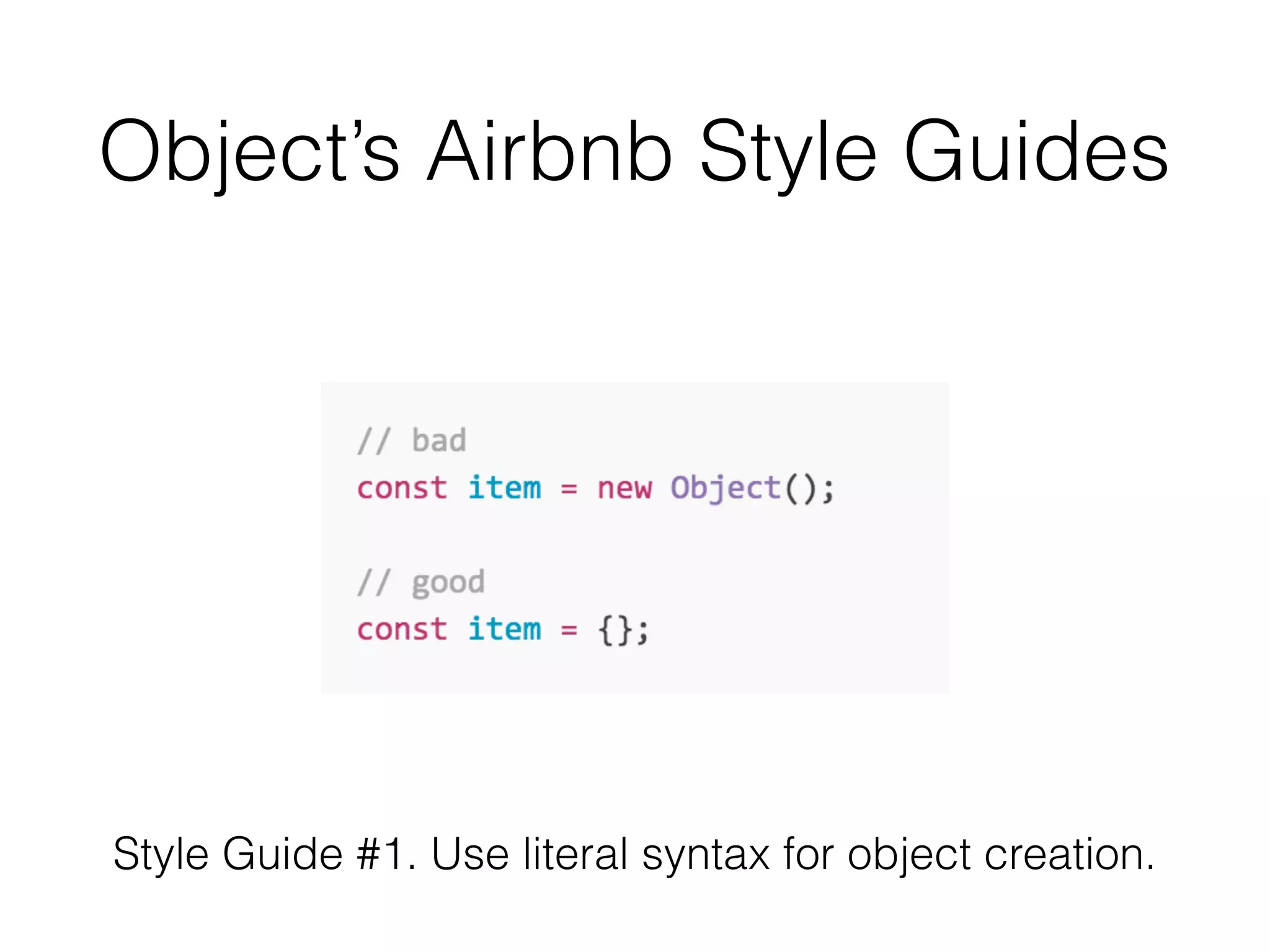 Object #1: Declaration, Reference
 