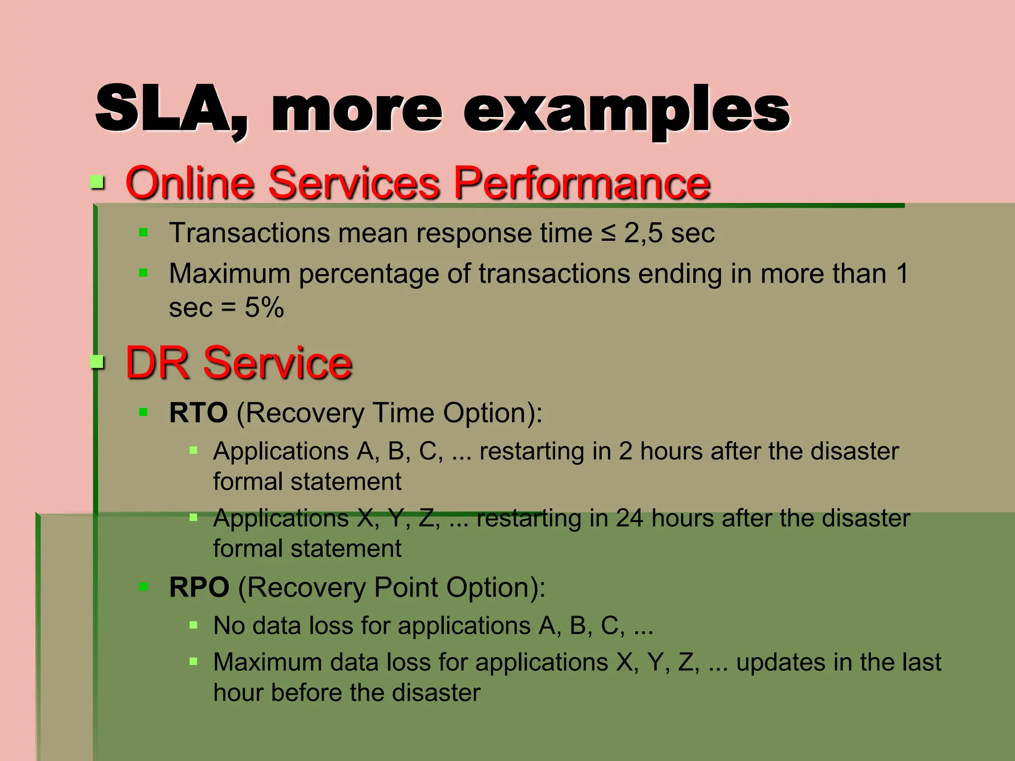 Kl08 Rto Examples L2 - ITIL v3 - Overview, SV Strategy, SV Design.ppt