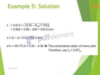 Example 5: Solution
@ Hoong-Pin Lee
 