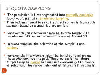 Lecture two Sampling Methods powerpointm | PPT