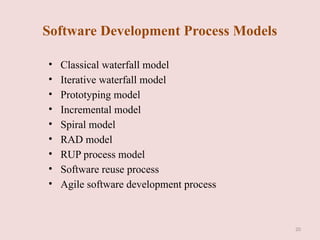 Comprehensive Overview of Software Processes and Development Life Cycle ...