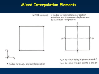 Mixed Interpolation Elements
 