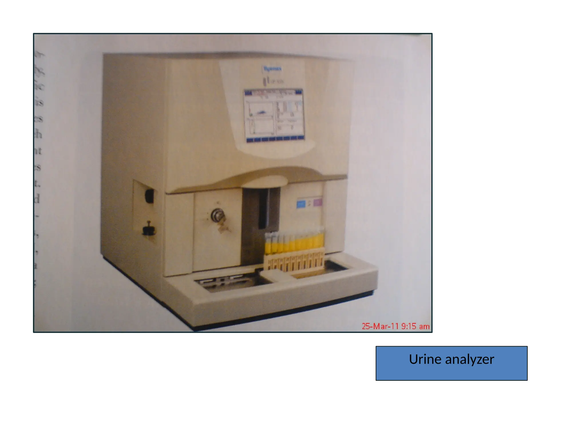 Urine analyzer
 
