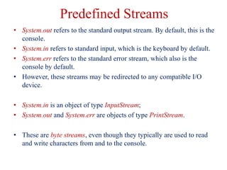 L21 io streams | PPTX