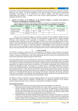 Alternative Learning Delivery Modalities (ALDM) of Secondary Social ...