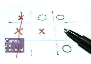 Games
are
universal
 