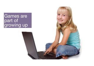 Games are
part of

growing up
 