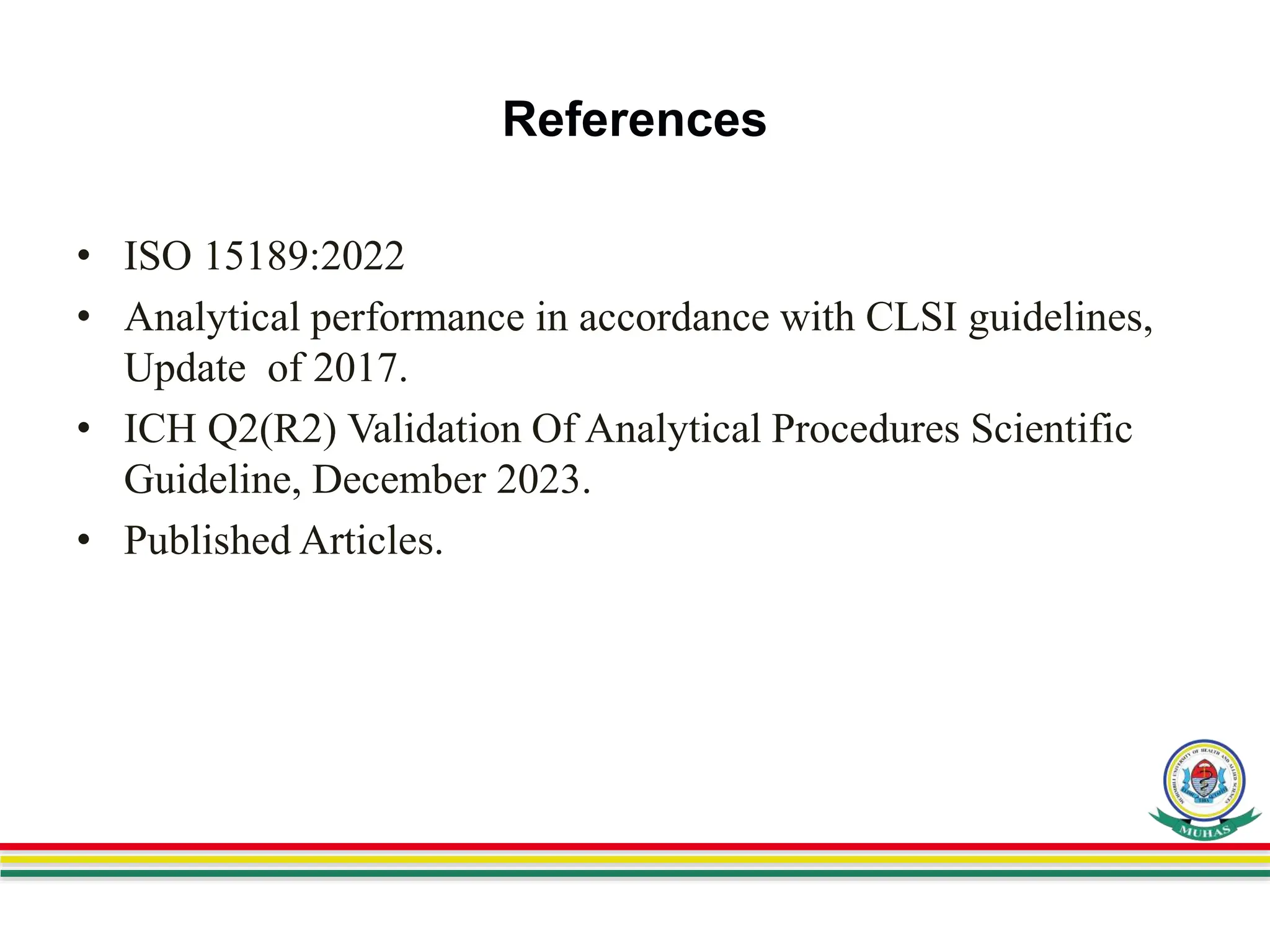 Validation of laboratory tests with important guidelines | PPTX