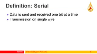 Data communication serial and parallel transmission | PDF