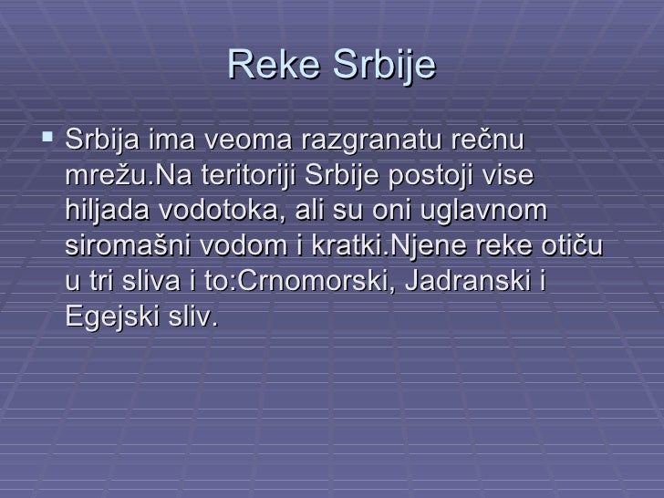 recni sliv srbije karta L221   Geografija   Reke Srbije   Ivan Veličković   Vukosava Cvetković recni sliv srbije karta