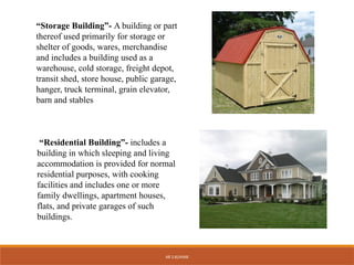 types of building as per building bye laws | PPTX