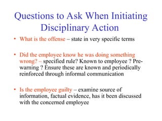 Comprehensive Guide to Managing Individual Discipline in the Workplace ...