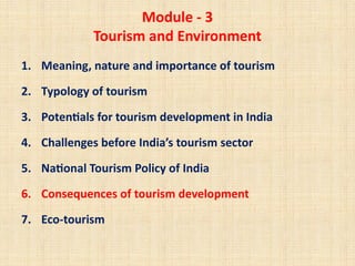 Consequences of tourism: positive and negative | PPTX