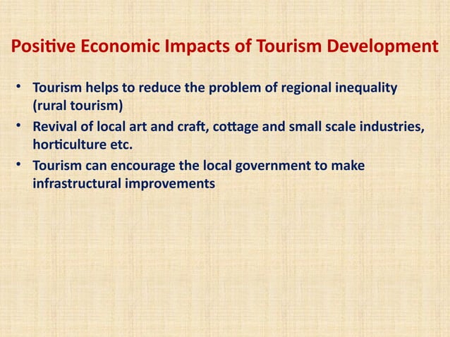 Consequences of tourism: positive and negative | PPTX | Zoos ...