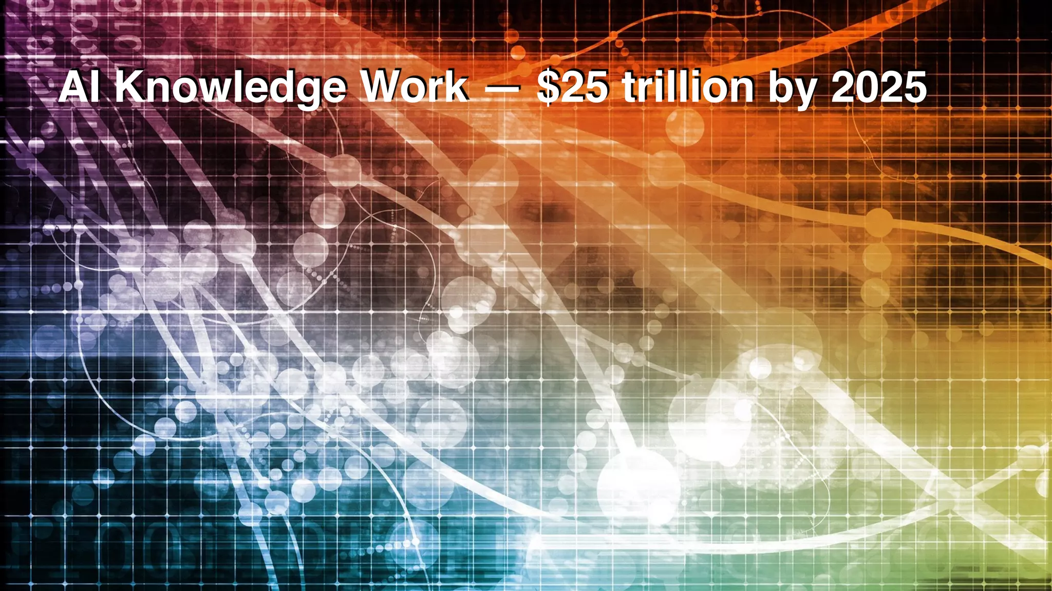 AI Knowledge Work — $25 trillion by 2025
 