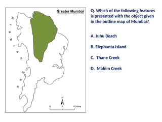 Map filling of with environmentally significant features in the outline ...