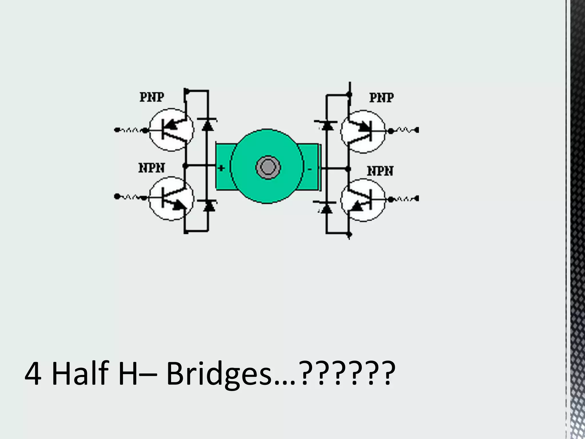 4 Half H– Bridges…??????