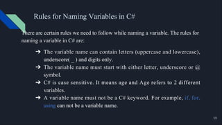 L2 C# Programming Comments, Keywords, Identifiers, Variables.pdf