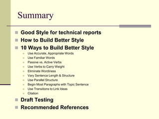 Effective Technical Report Writing for Engineering Professionals | PDF