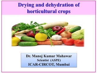 Dr. Manoj Kumar Mahawar
Scientist (ASPE)
ICAR-CIRCOT, Mumbai
 