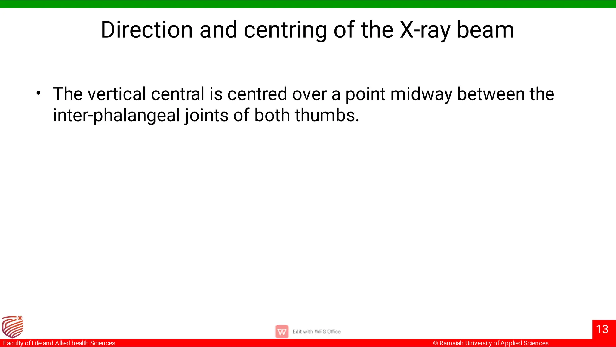 Positioning & tech Explain and Demonstrate The Radiographic positioning ...