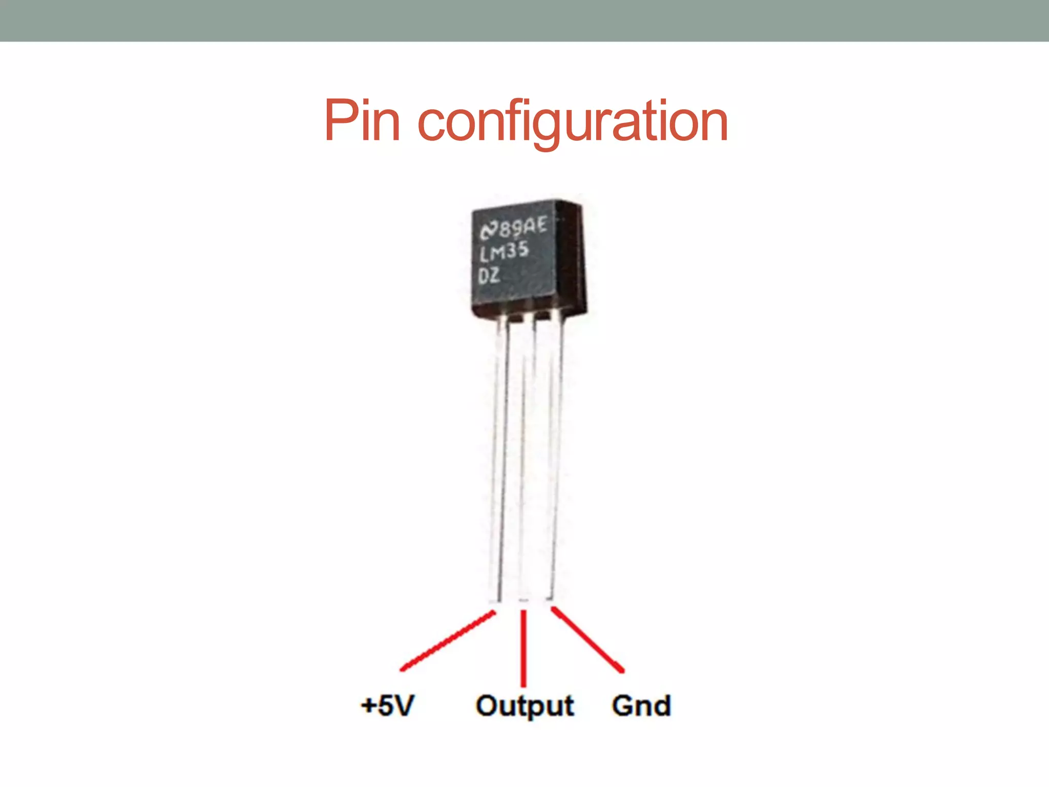 Pin configuration