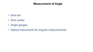 Linear and angular measurements | PPTX