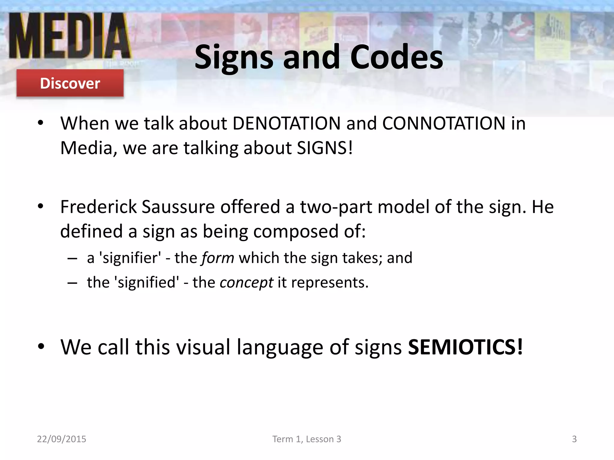 media language intro signs & codes | PPT