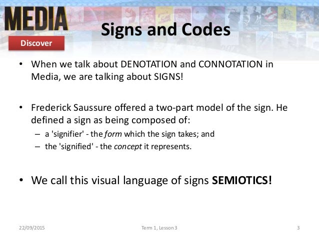 media language intro signs & codes