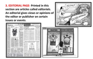 Editors Section L2_NEWSPAPER-sections-parts.ppt for the people who are studying ...
