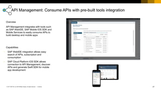 SAP Cloud Platform API Management Technical Brief | PPTX