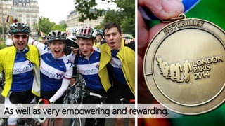 As well as very empowering and rewarding.
 