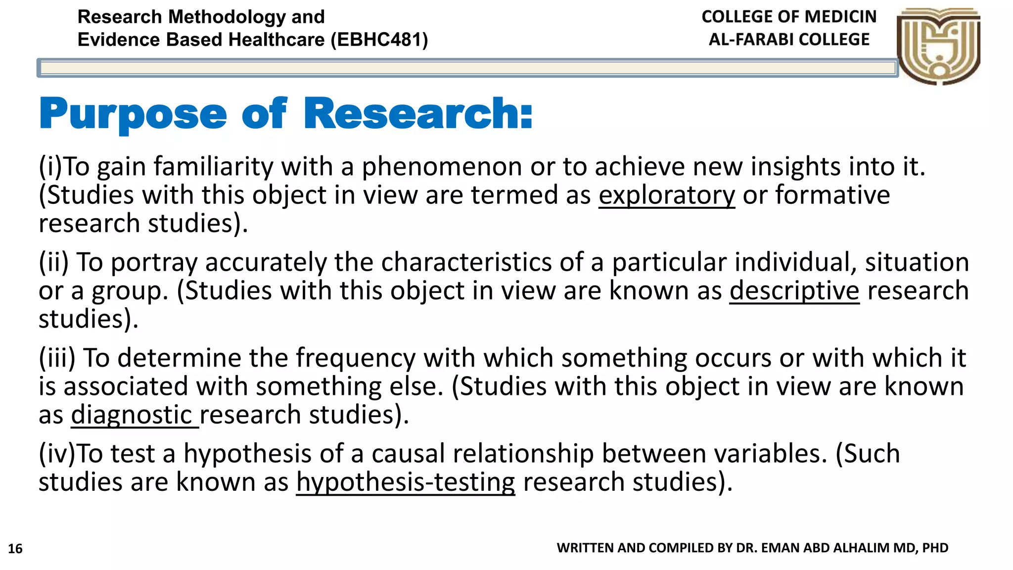 Introduction to Health Research | PPTX