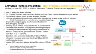 36PUBLIC© 2017 SAP SE or an SAP affiliate company. All rights reserved. ǀ
Internal
SAP Cloud Platform Integration – Best P...