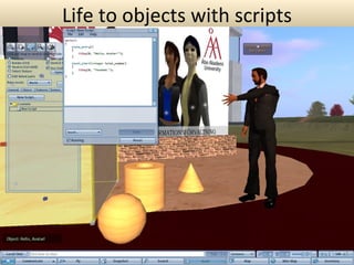 Life to objects with scripts 