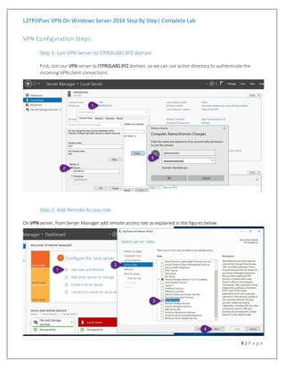 L2 tp i-psec vpn on windows server 2016 step by step | PDF