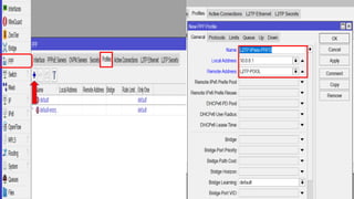 Comprehensive Guide to Mikrotik L2TP Tunnel Configuration with IPsec | PDF