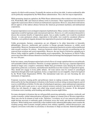 DANGEROUS GLOBALIZATION