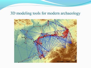 3D modeling tools for modern archaeology
 
