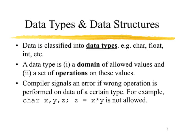 Introduction to Data Structure and Algorithms | PPT