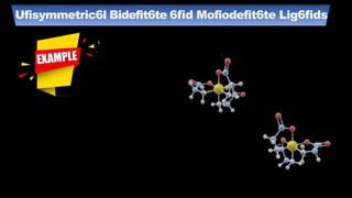 Ufisymmetric6l Bidefit6te 6fid Mofiodefit6te Lig6fids
 