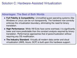 Virtualization 1: Virtual Machine, Hypervisor (Virtual Machine Monitor ...