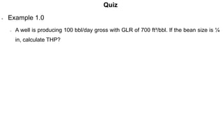 Bbl Example Lecture three in petroleum productionengineering | PDF