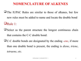 Comprehensive Guide to Alkenes: Structure, Nomenclature, Isomerism ...