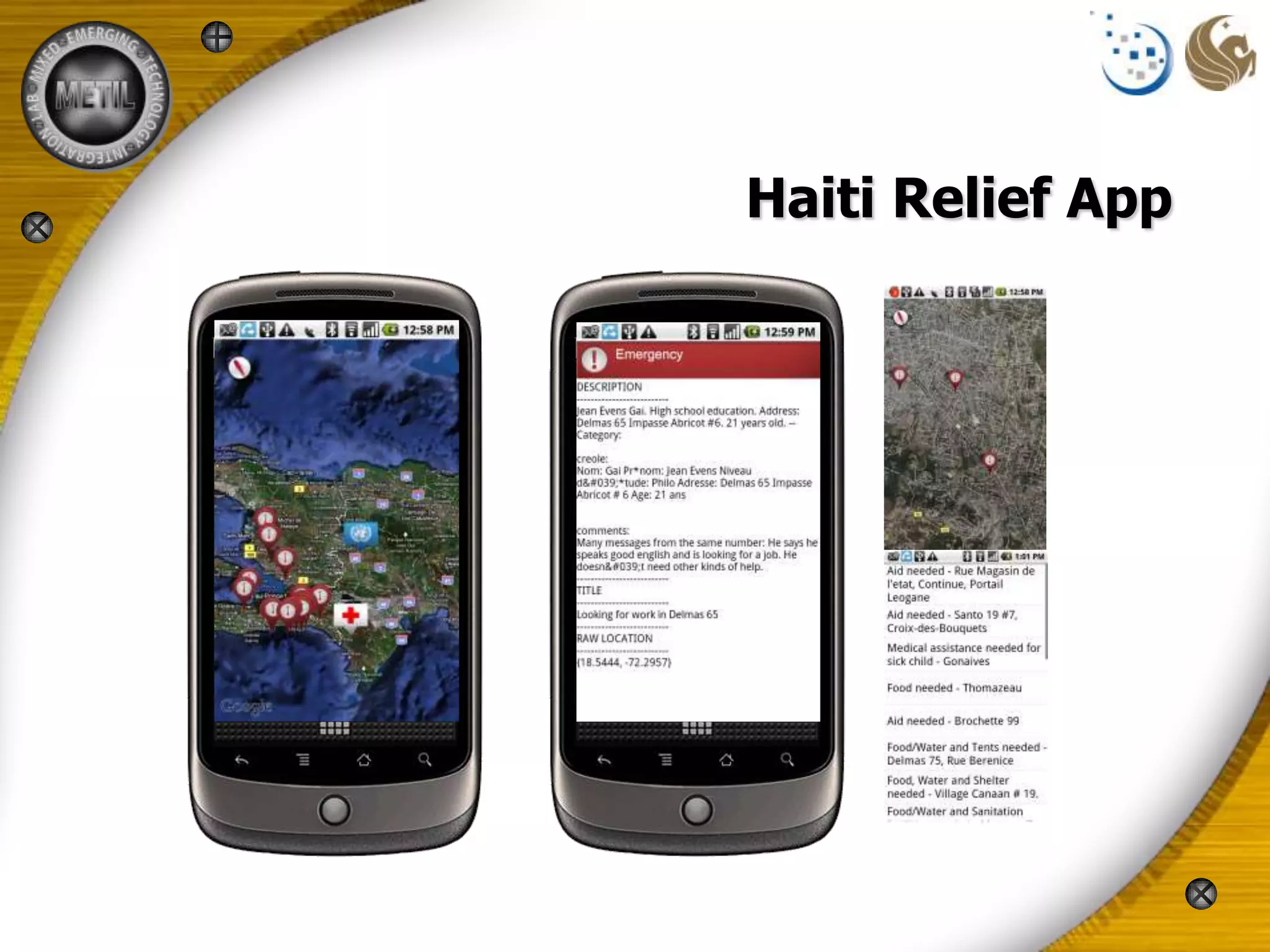 Haiti Relief App
 