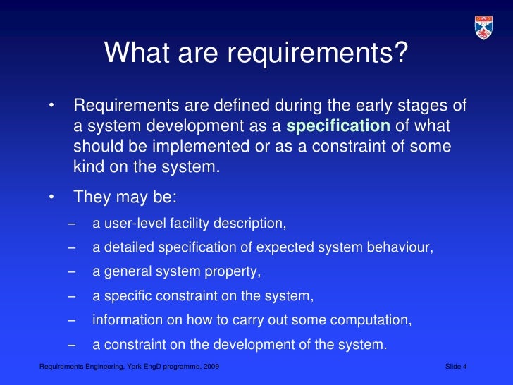 Requirement Analysis Techniques
