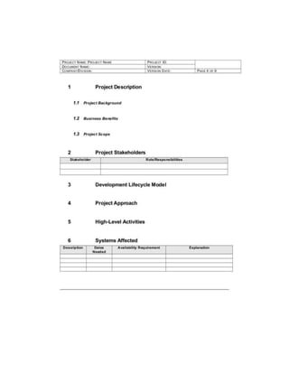 Lect-3: Statement of Work - Write effective SOW for Software Project ...
