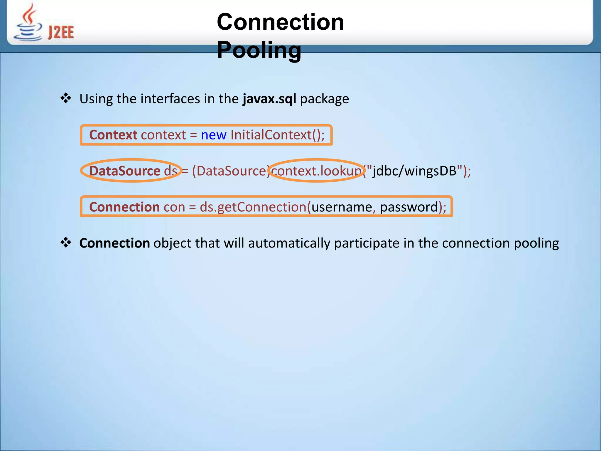 Connection Pooling | PPT