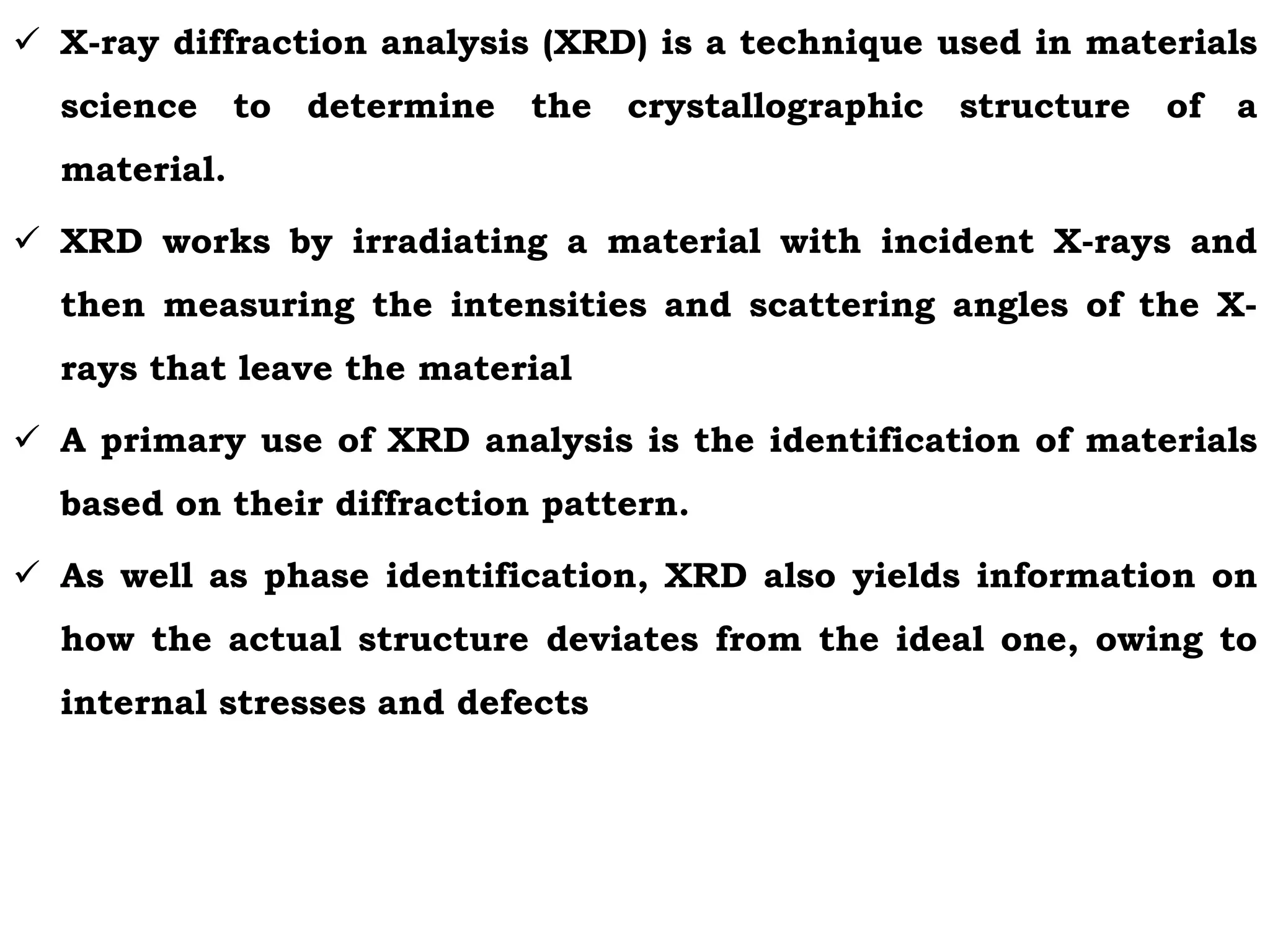  diffraction techniques